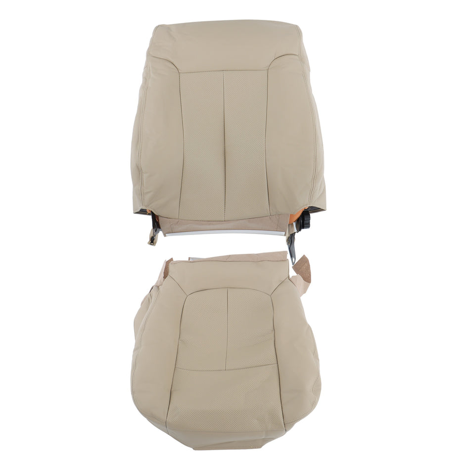 Labwork Seat Cover For 2009-2014 Ford F150 Lariat Driver Bottom & Top Leather