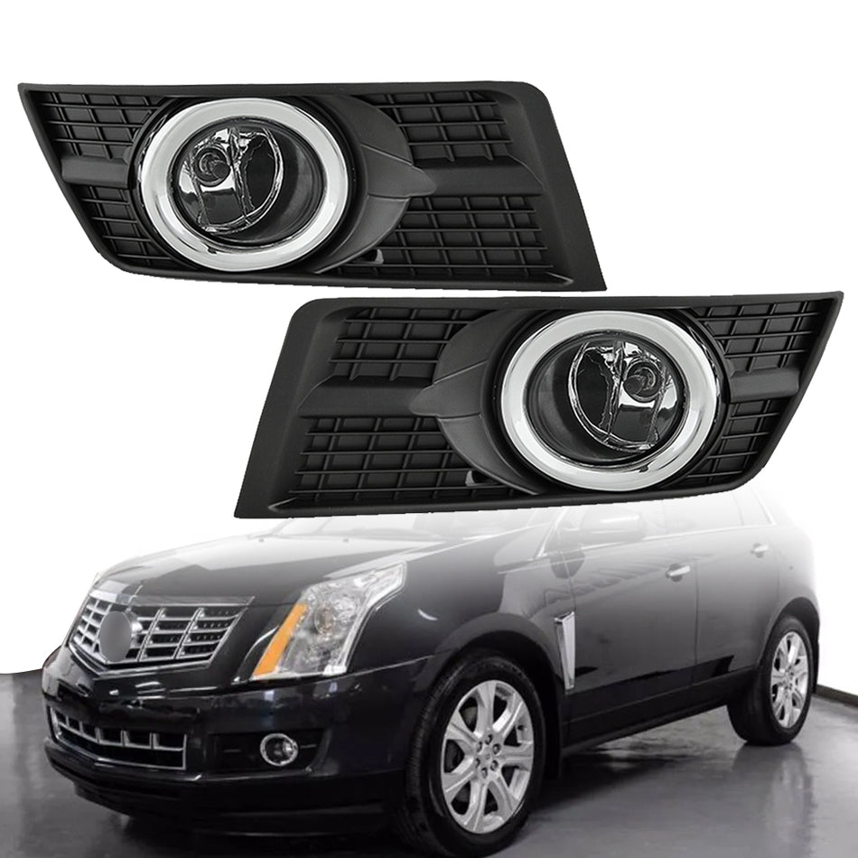 labwork Fog Lights Replacement for 2010-2016 SRX Left Right Side Fog Lamps Assembly GM2592301