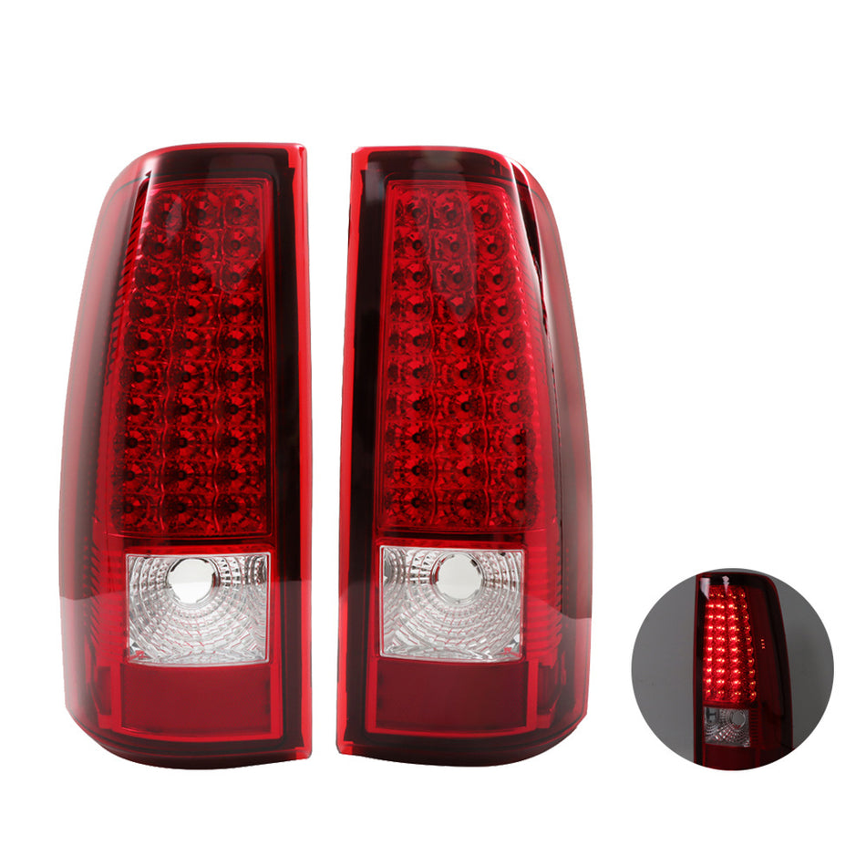 Labwork Left+Right Tail Lights For 2003 04 05 2006 Chevy Silverado 1500 2500 LED