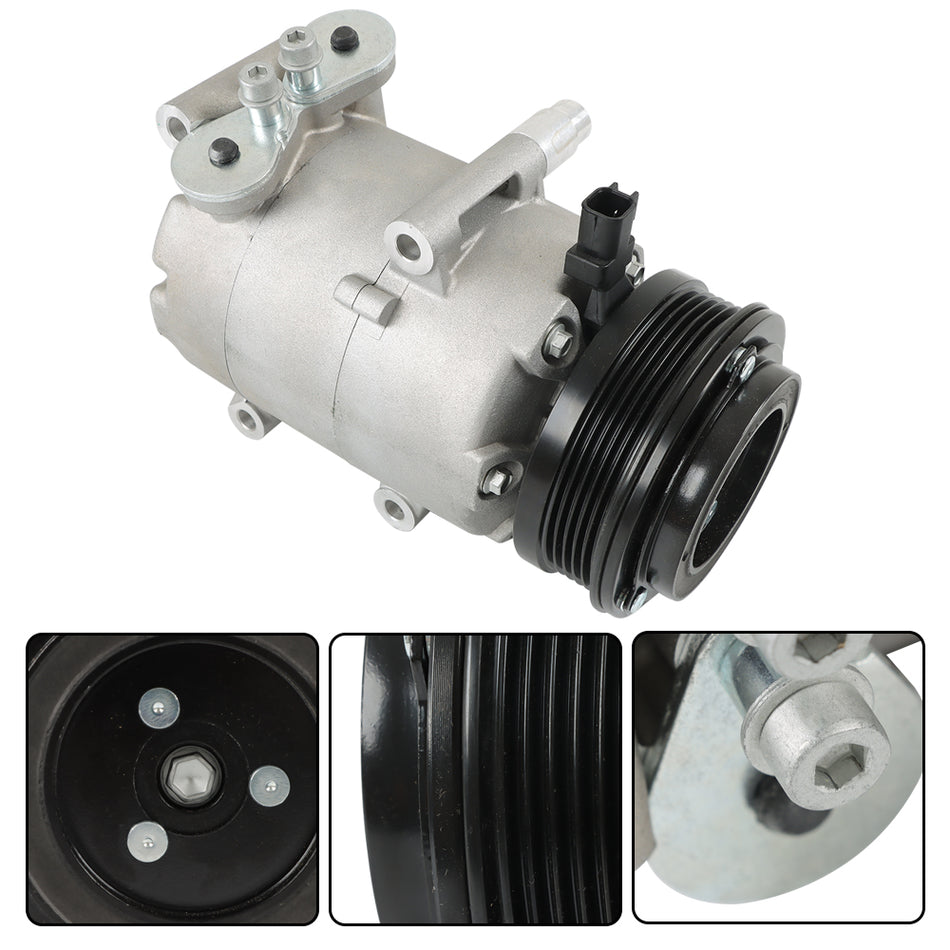 Labwork AC Compressor w/Clutch For Ford C-MAX&FOCUS BV6Z19703B Aluminum