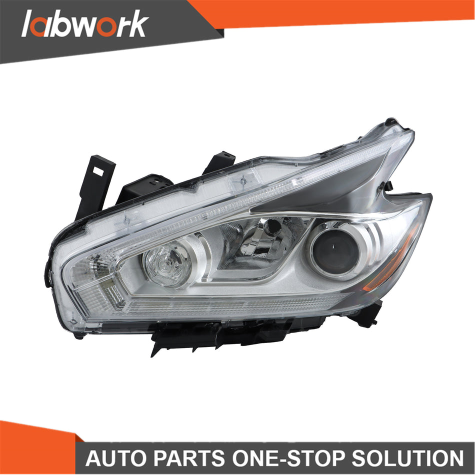 Labwork Headlight For 2015-16 Nissan Murano Halogen LED DRL Projector Left Side