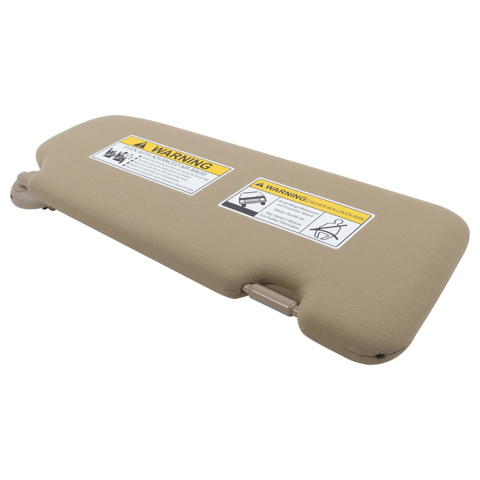 Labwork Left Driver Sun Visor Beige With Lights Mirror For 2017-2022 Honda CR-V