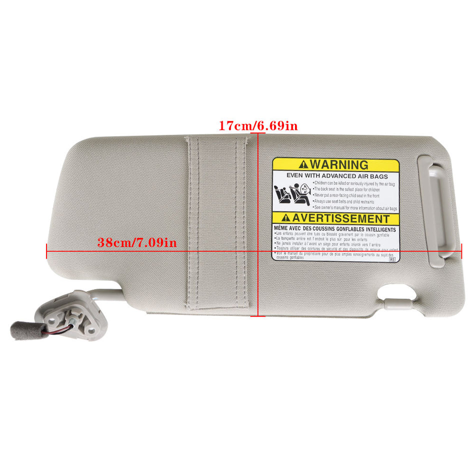 Labwork Driver Side Sun Visor For 2005-2009 Subaru Outback Legacy 92011AG55AOR