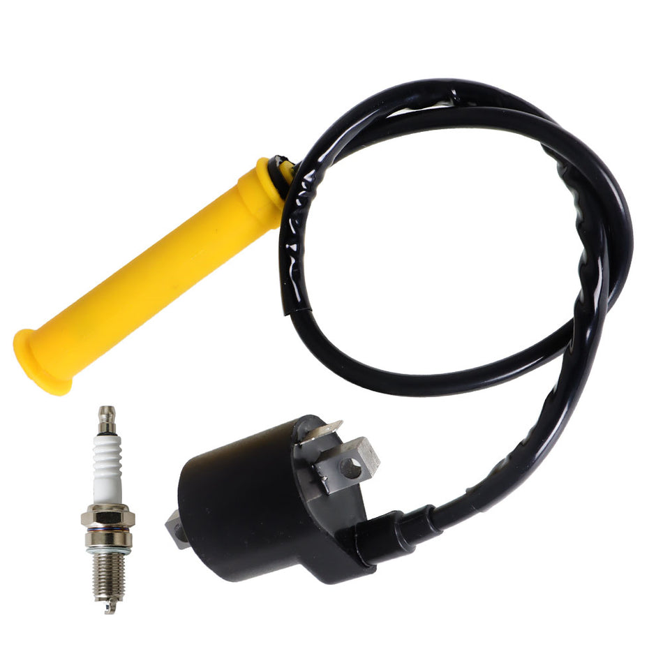 For Honda FOURTRAX FOREMAN 500 TRX500 FE/FM 2005 - 2011 Ignition Coil Spark Plug