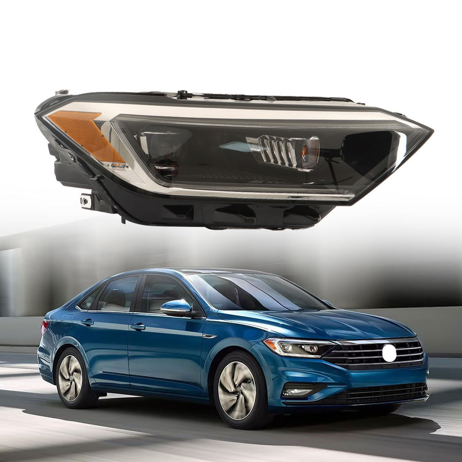 Labwork Right Headlamp For 2019-2023 Volkswagen Jetta LED w/DRL Projector