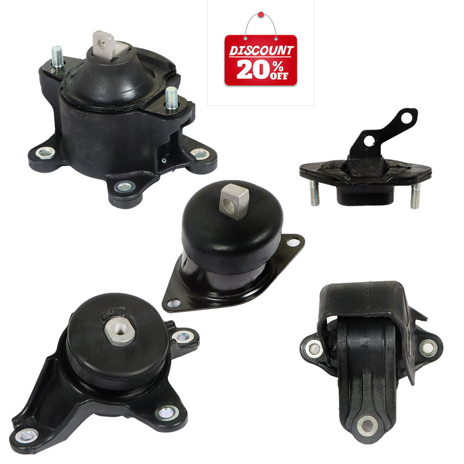 Labwork Engine Motor Trans Mount Set For 2008-2011 Honda Accord Acura TSX 2.4L