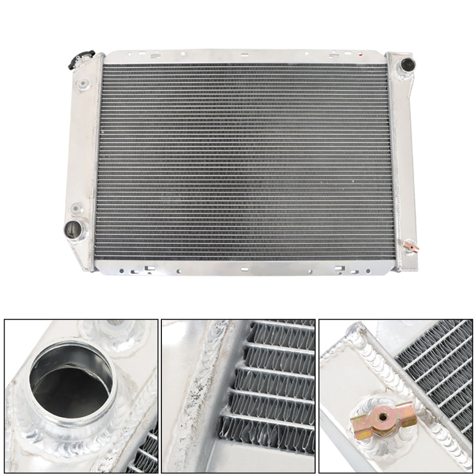 Labwork 3 Row 42mm Radiator For 1980-84 Ford F150/250/350 Bronco 5.0L 5.8L 7.5L