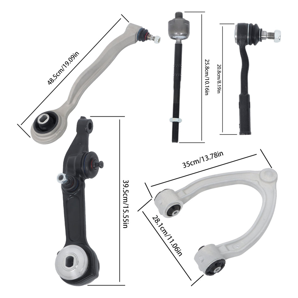 Labwork 12Pc Front LH & RH Control Arm Kit 2003-2006 For Mercedes Benz S500