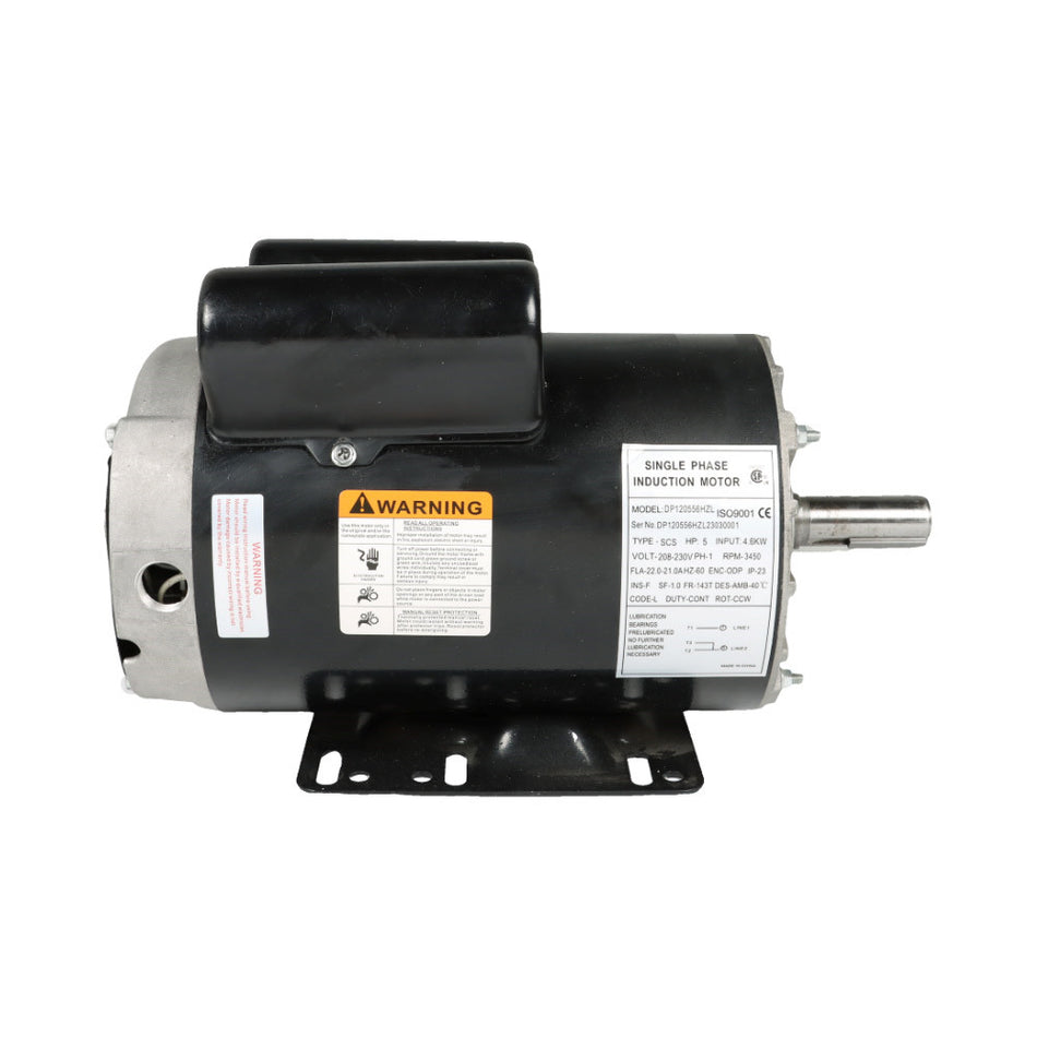 5 HP 1Phase Compressor Duty Electric Motor 230 V 3450 RPM Frame-56HZ 7/8'' Shaft
