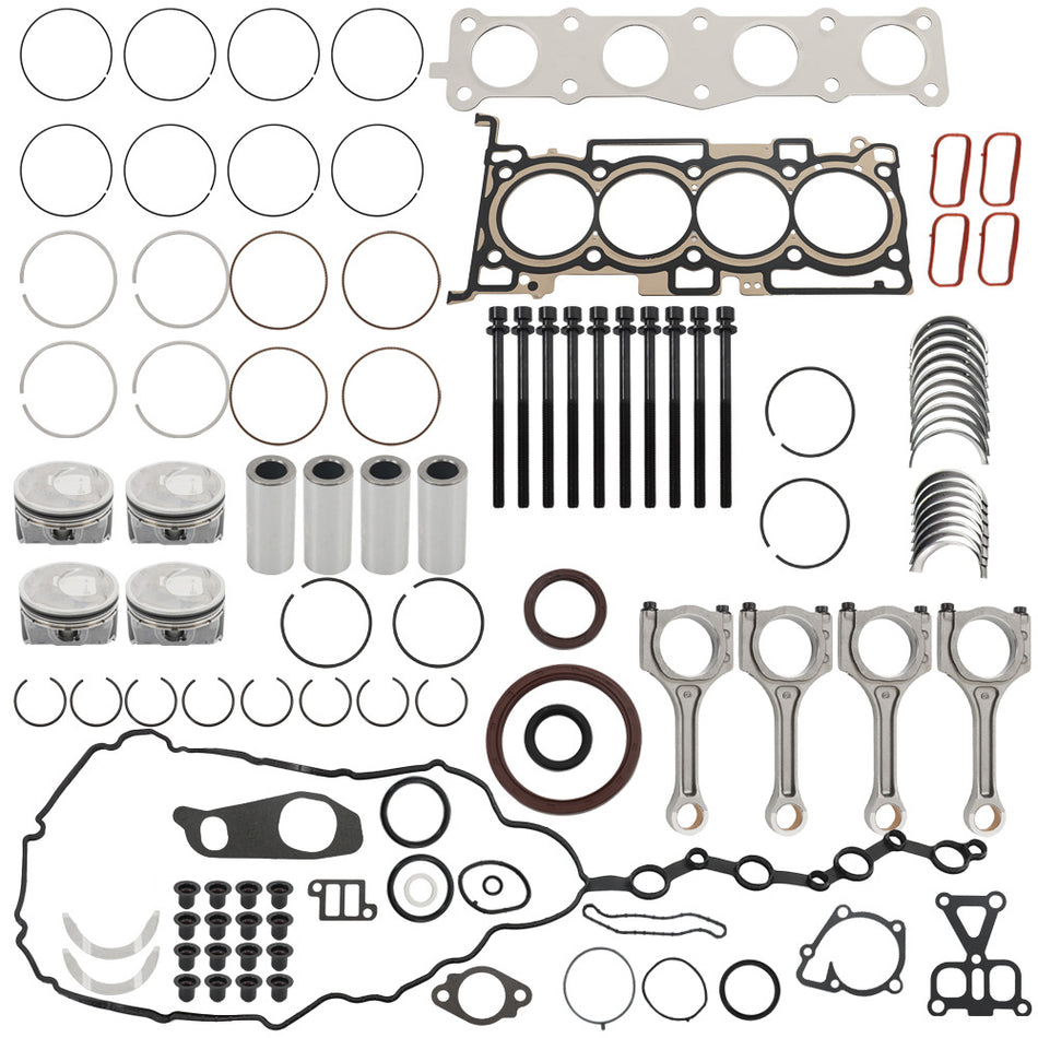 Labwork Engine Rebuild Pistons Gasket Overhaul Kit For 2011-2020 Hyundai Kia