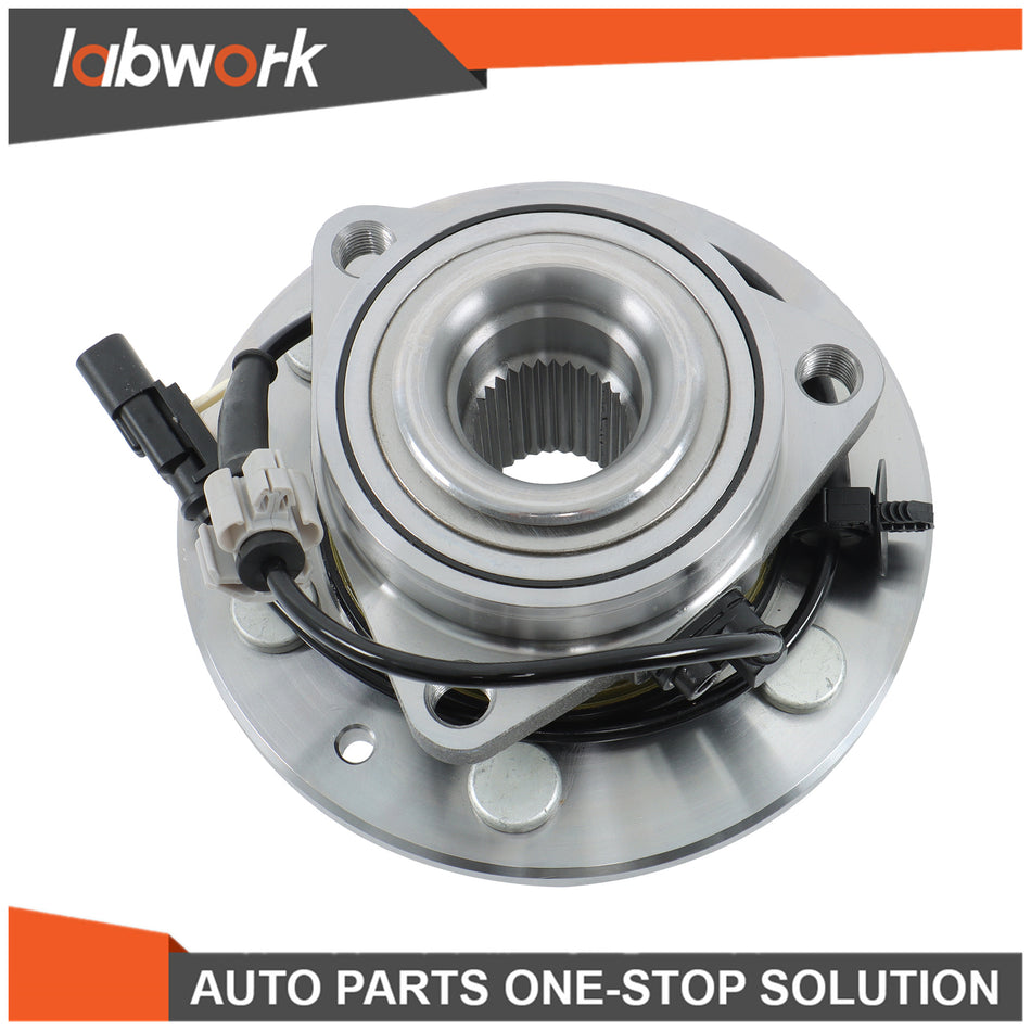 Labwork 2PC Front Wheel Bearing Hub 2015 - 2020 for Cadillac Escalade Esv 4WD