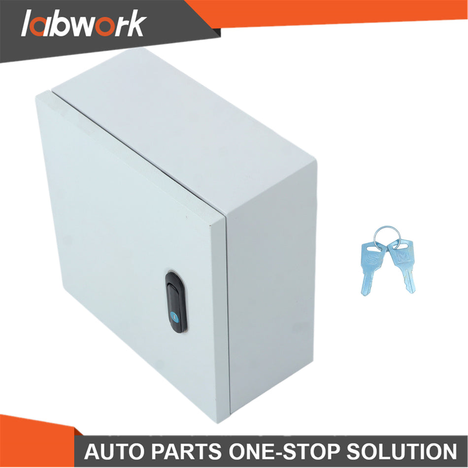 Labwork 16x12x8" NEMA 4X Steel Electrical Box IP66 Outdoor Enclosure w/Lock