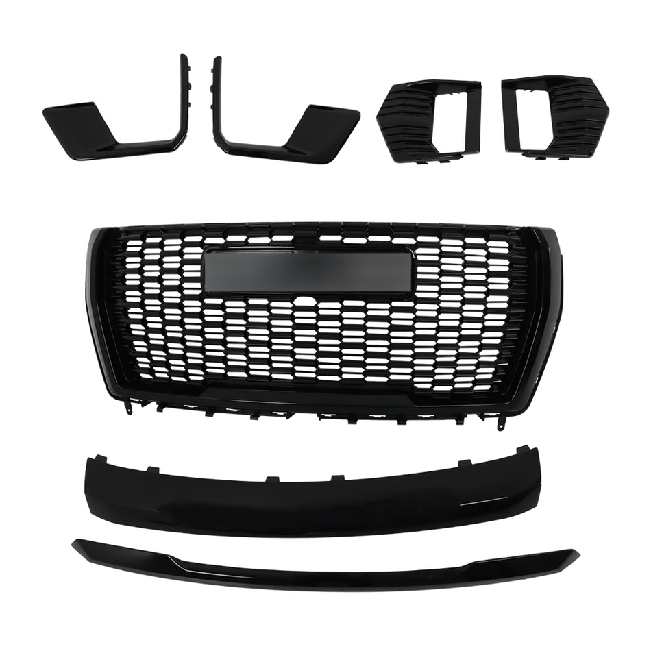 Labwork Front Grille Hood Trim Molding For Yukon/XL Denali 2021-2023 Set 7PCS