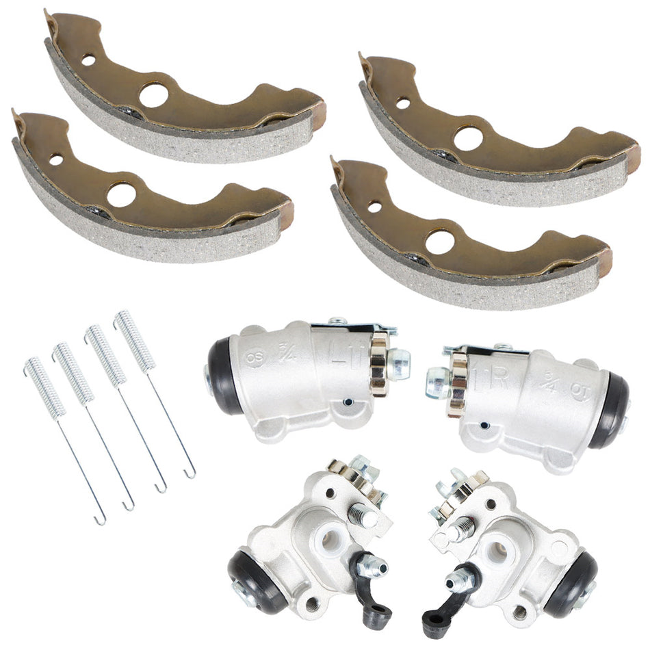 Front Brake Wheel Cylinders with Shoes For Honda Foreman 450 TRX450 TRX450ES ×4