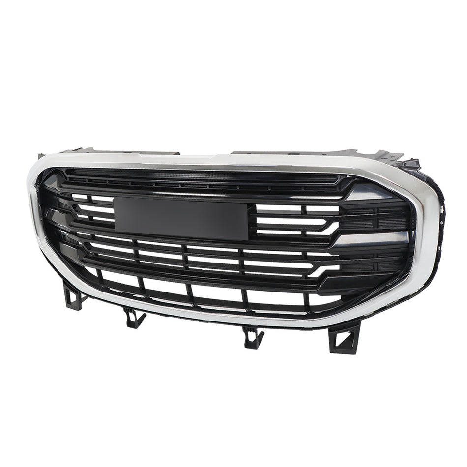Labwork Front Upper Grille Assembly For GMC Terrain 2018-2021 Chrome Black Grill