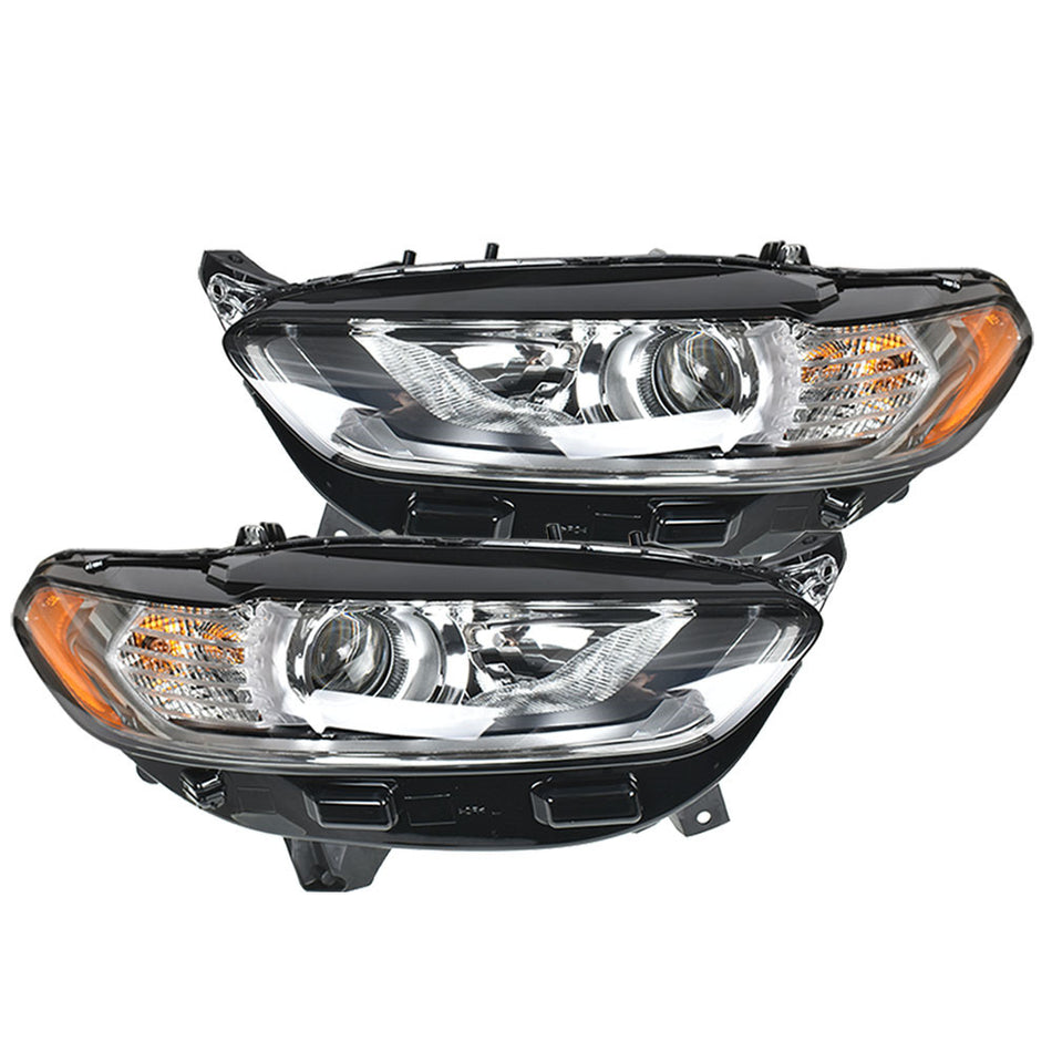 Labwork For 13-16 Ford Fusion Headlights ＆Front Grille＆Front Bumper Cover