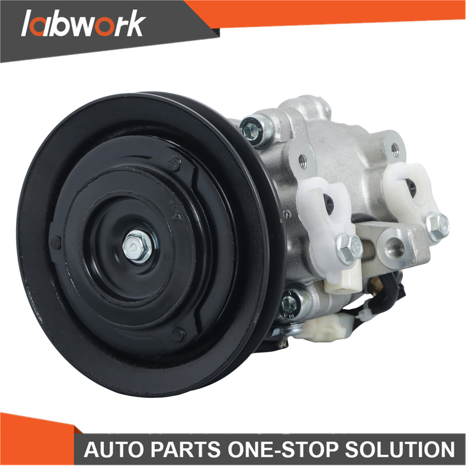 Labwork A/C Compressor w/clutch for Kubota SVL75-2C SVL75C SVL90-2C SVL90C