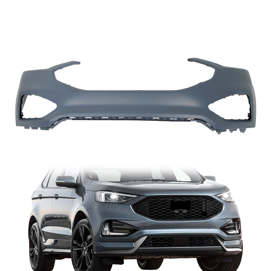 Labwork Front Bumper Cover For 2019-2024 Ford Edge FO1014135 W/O Park Assist