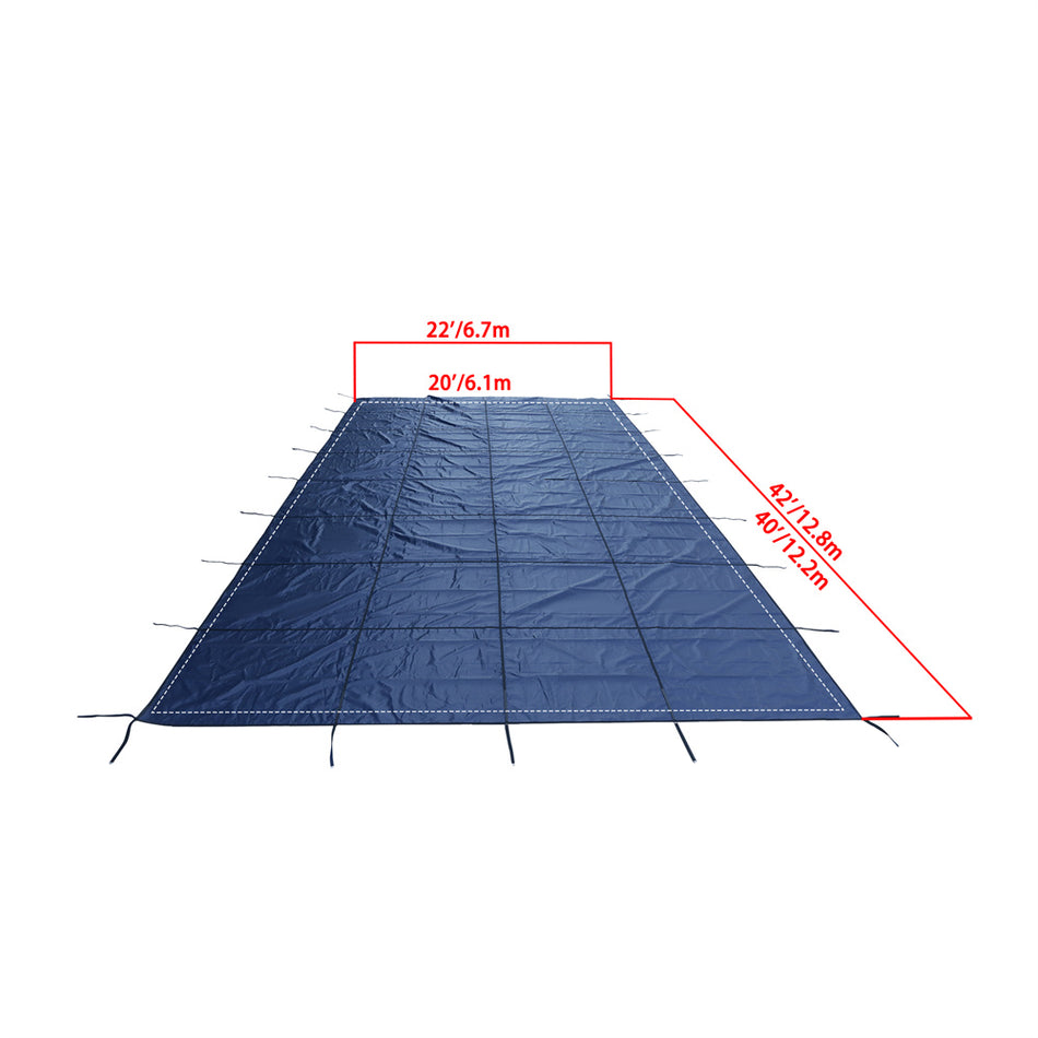 Pool Safety Cover Fits For 25x45ft Rectangle Inground Pools Safety Pool Cover