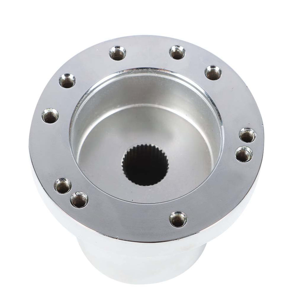 1985-Up For Club Car DS Golf Cart Chrome Steering Wheel Hub Adapter 5Hole 6Hole