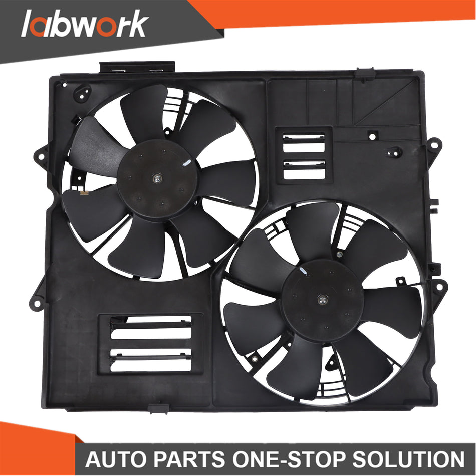 Labwork Radiator Cooling Fan Assembly For Cadillac CTS 2009 STS 2006-2009 620580