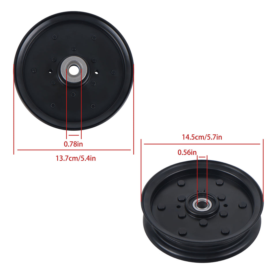 126124 604231 For Hustler Raptor Flat Idler Pulley 937813 937763 937755 938597