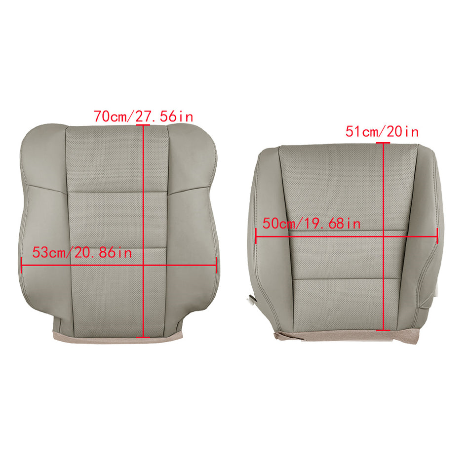 Labwork Seat Cover For 2007-2012 Acura RDX Leather Perforated Driver Passenger