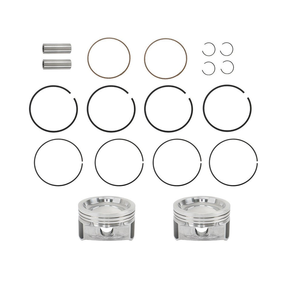 2×Cast Aluminium Cylinder Piston Kit for Polaris RZR 800 2009 2010 2011-2014