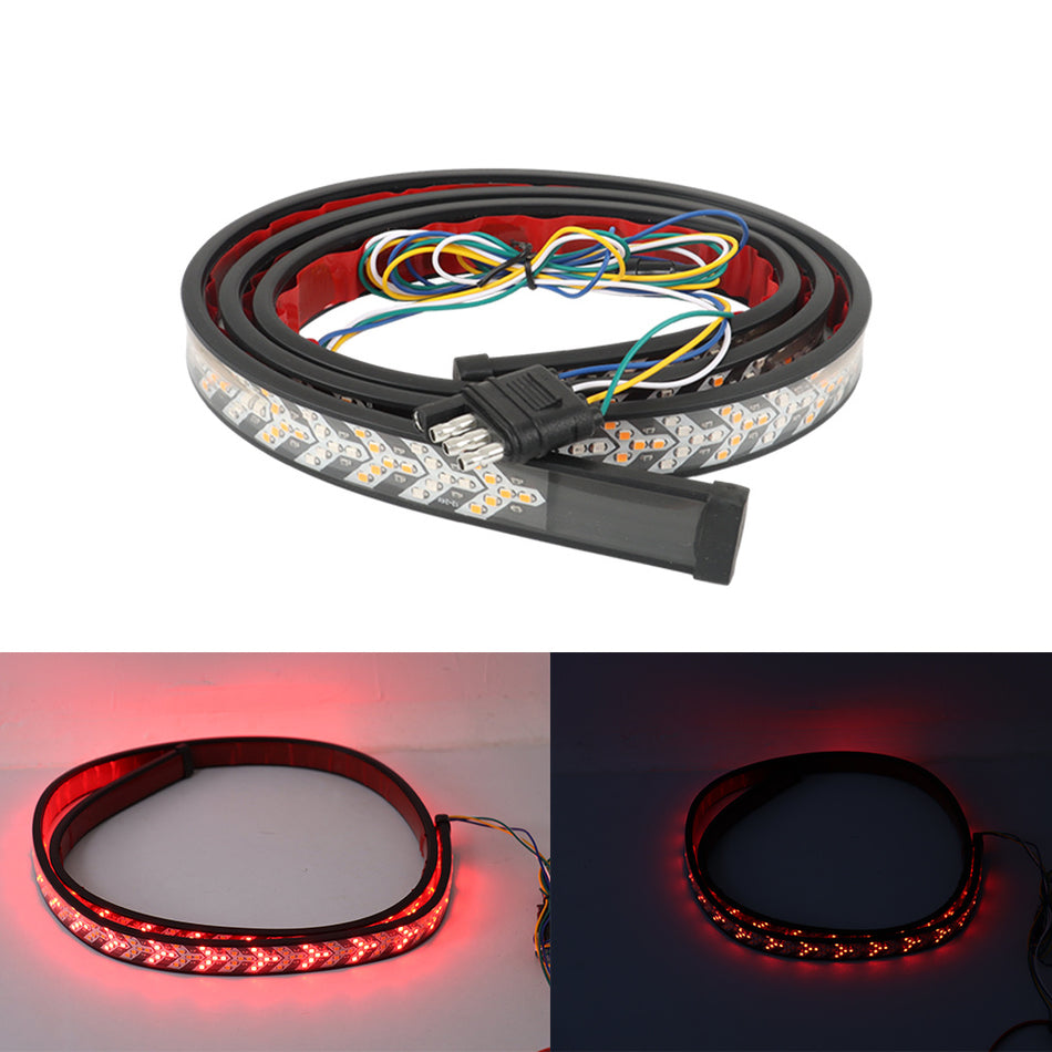 Labwork LED Turn Signal Brake Tail Reverse Light Bar 60" Truck Strip Tailgate