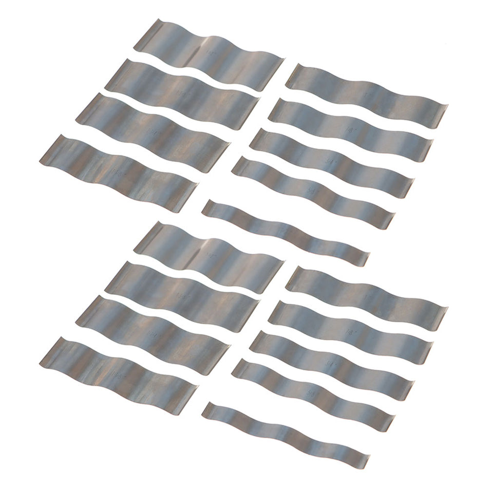 9 Matched Pair 1/8" Wavy Parallel Set Hardened Stainless Steel 0.0002" New