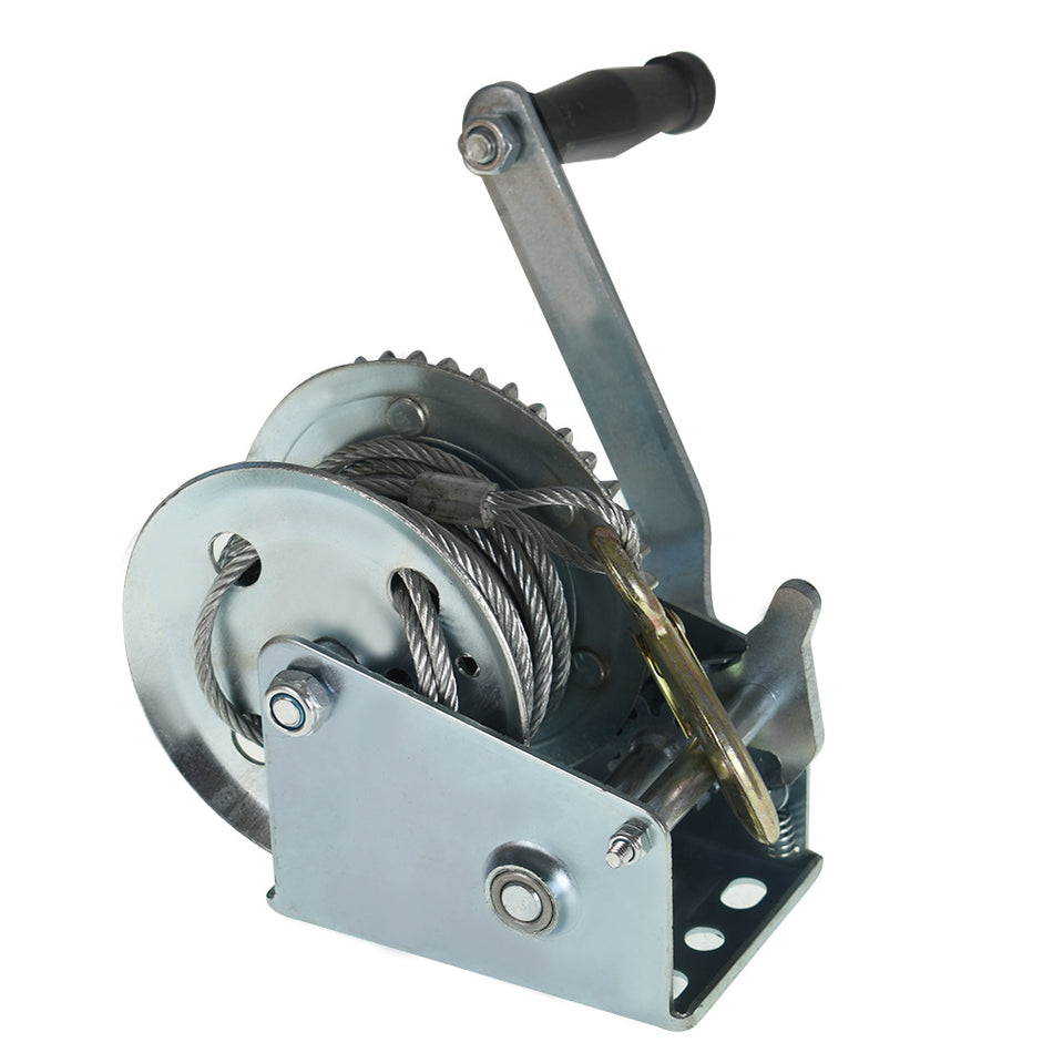Manual Winches 1600lbs Hand Winch Boat Winch Hand Crank Winch With 32ft Cable