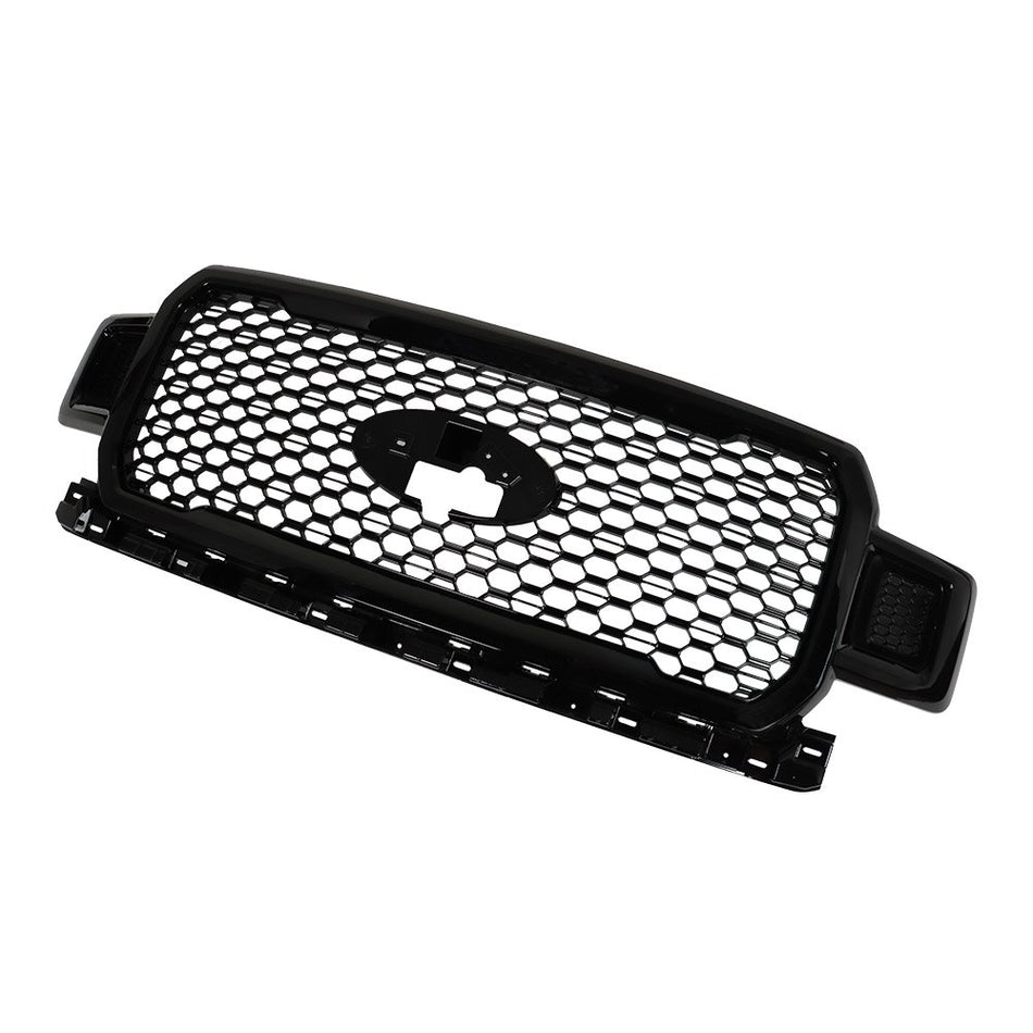 Labwork Front Grille Assembly For Ford F-150 2018-2020 Agate Black JL3Z8200SL
