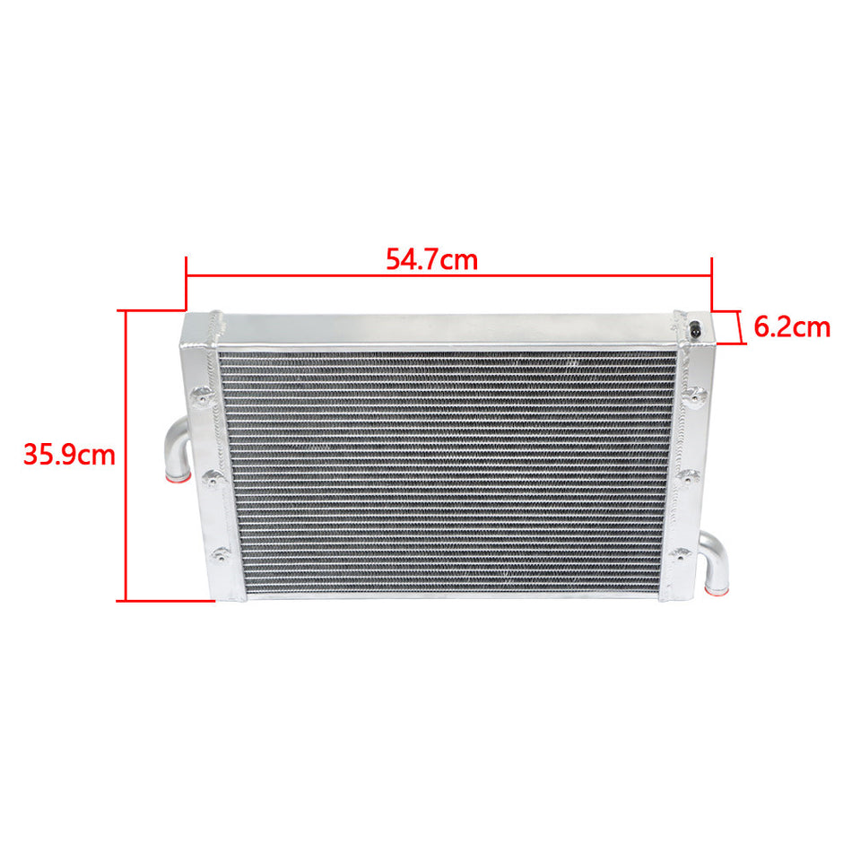 2-Row Aluminum Radiator for 2017 2018 2019 2020 2021 POLARIS RZR 1000 XP S Turbo