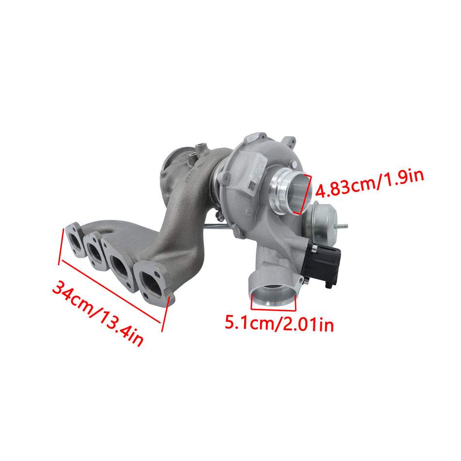 Labwork Turbocharger For Mercedes-Benz C300 C350e E300 GLC300 SLC300 2015-2020