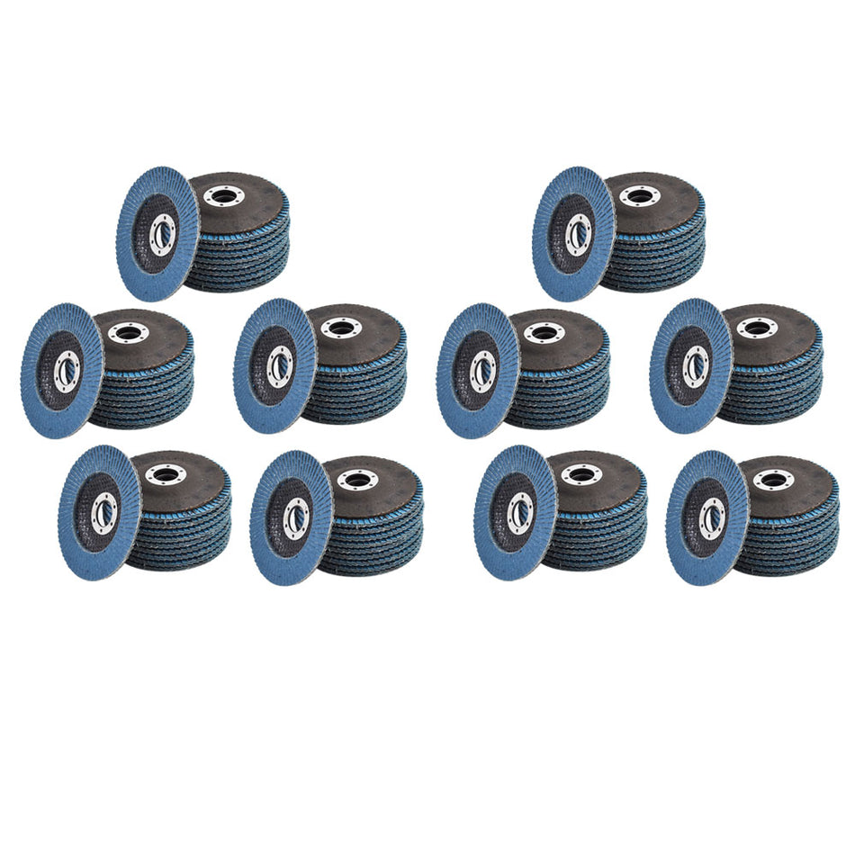 PREMIUM ZIRCONIA FLAP DISC SANDING GRINDING 4.5''x7/8'' 60 GRIT T29 100 Pcs