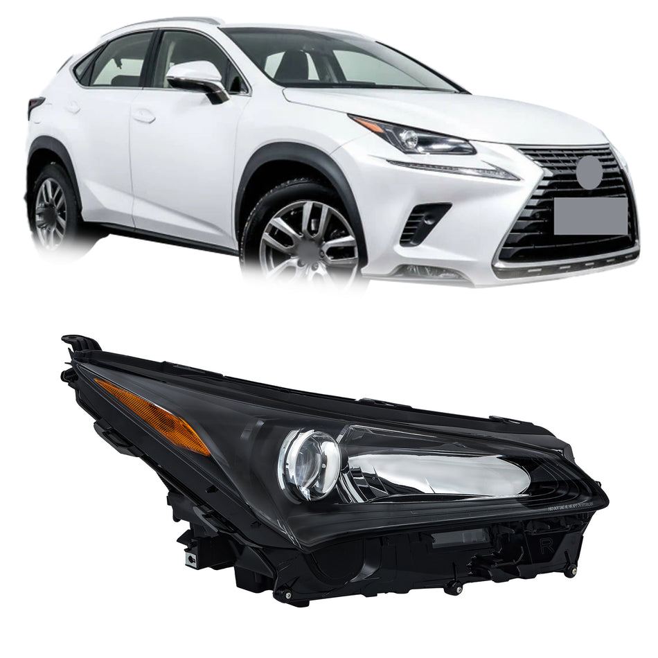 Labwork Right Headlight Assy For 2015-2017 Lexus NX200t NX300h NX300 LED+Halogen