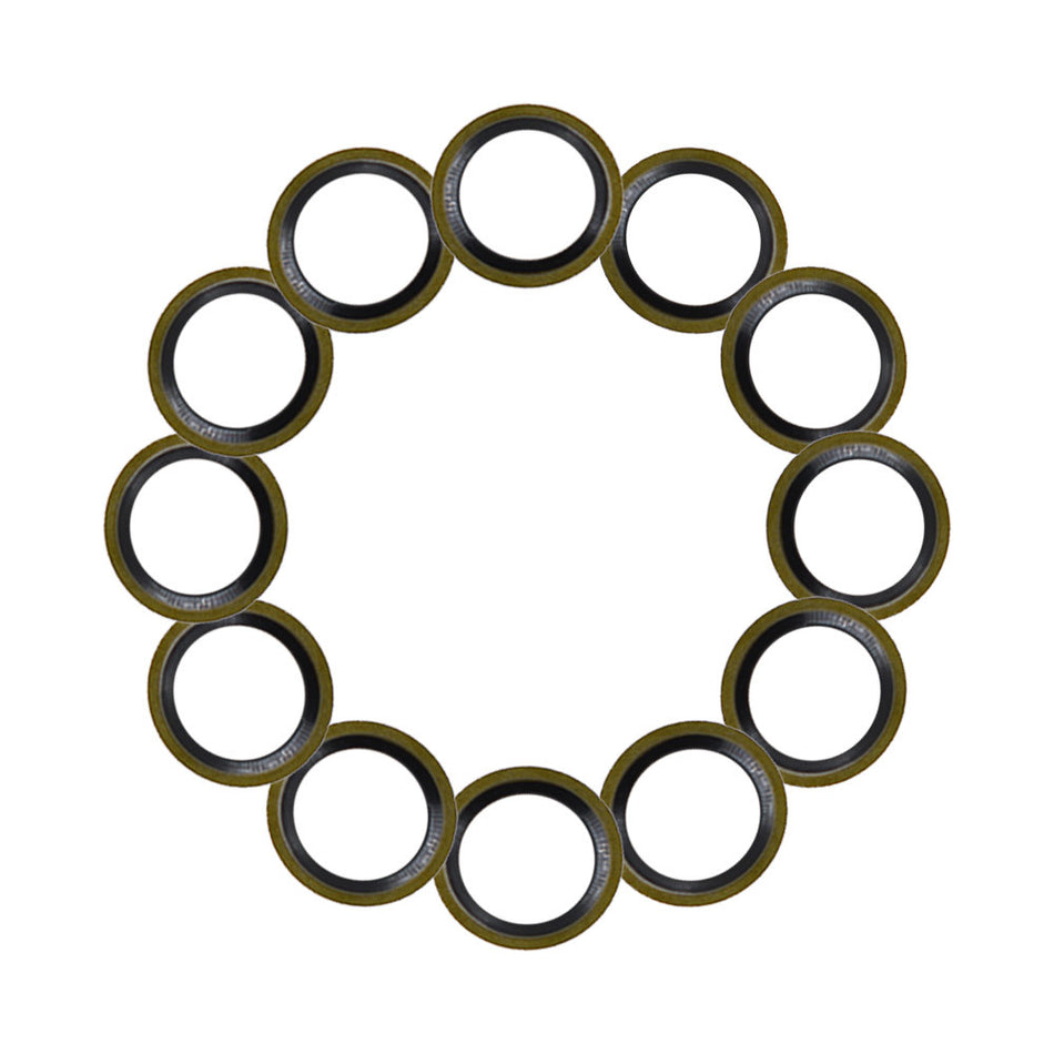 Labwork 12× 12mm Seals Fuel Line Sealing Washer 12V 24V 5.9 For Cummins 3963983