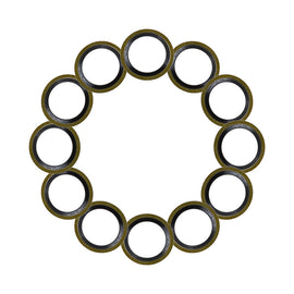 labwork 12-Pack 12mm Banjo Bolt Fuel Line Sealing Washers 3963983 for 1989-2019 Dodge Ram Cummins Diesel 5.9L 6.7L 8.3L