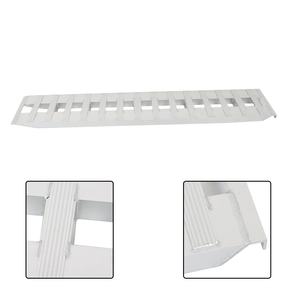 Labwork 1 Pair 84"x14" Ramps 6000Lbs Car Trailer Truck Hook End 6063 Aluminum