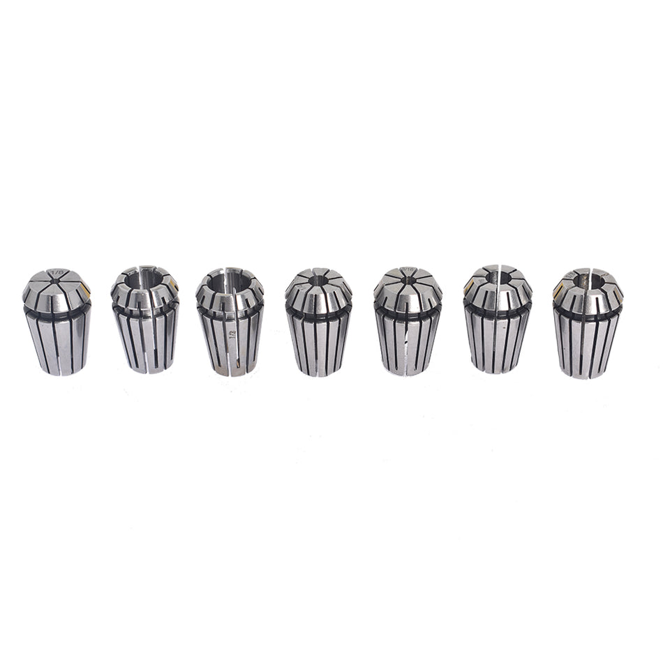 7Pcs Spring Collet Set for CNC Workholding Engraving milling Lathe Tool ER20