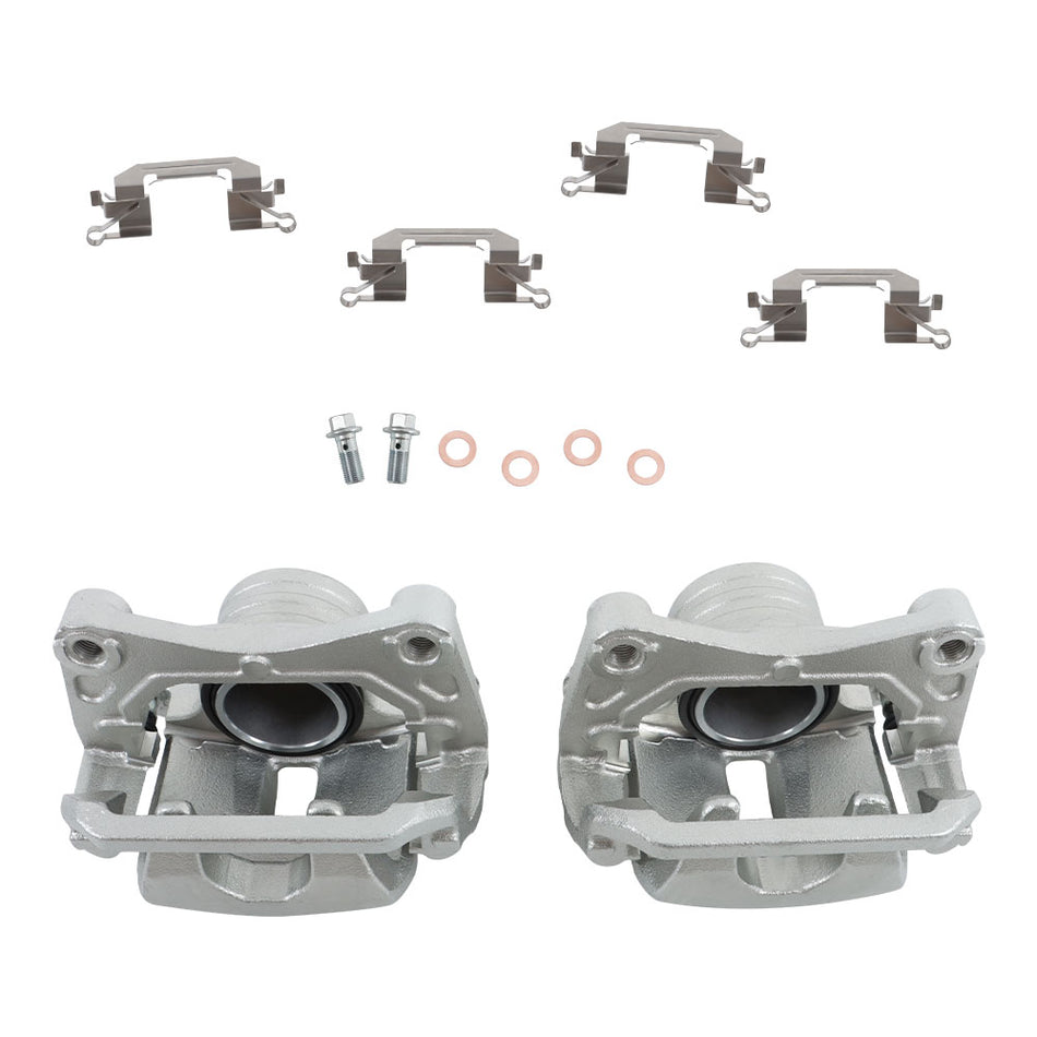 Labwork Front LH & RH Brake Caliper w/ Bracket For Nissan Murano 3.5L 2003-2012