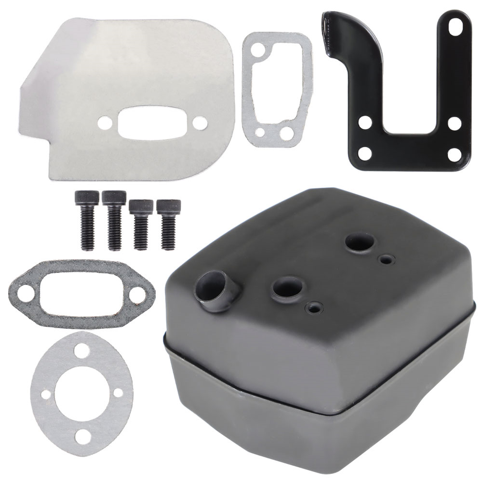268 272 Exhaust Muffler Deflector Kit Suitable For Husqvarna Ported 61 272K 268K