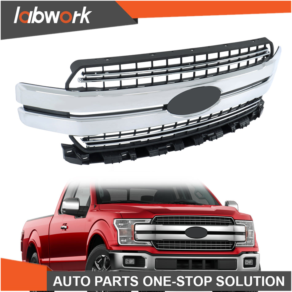 Labwork Front Bumper Grille Grill For 2018-2020 Ford F-150 F150 Lariat Style