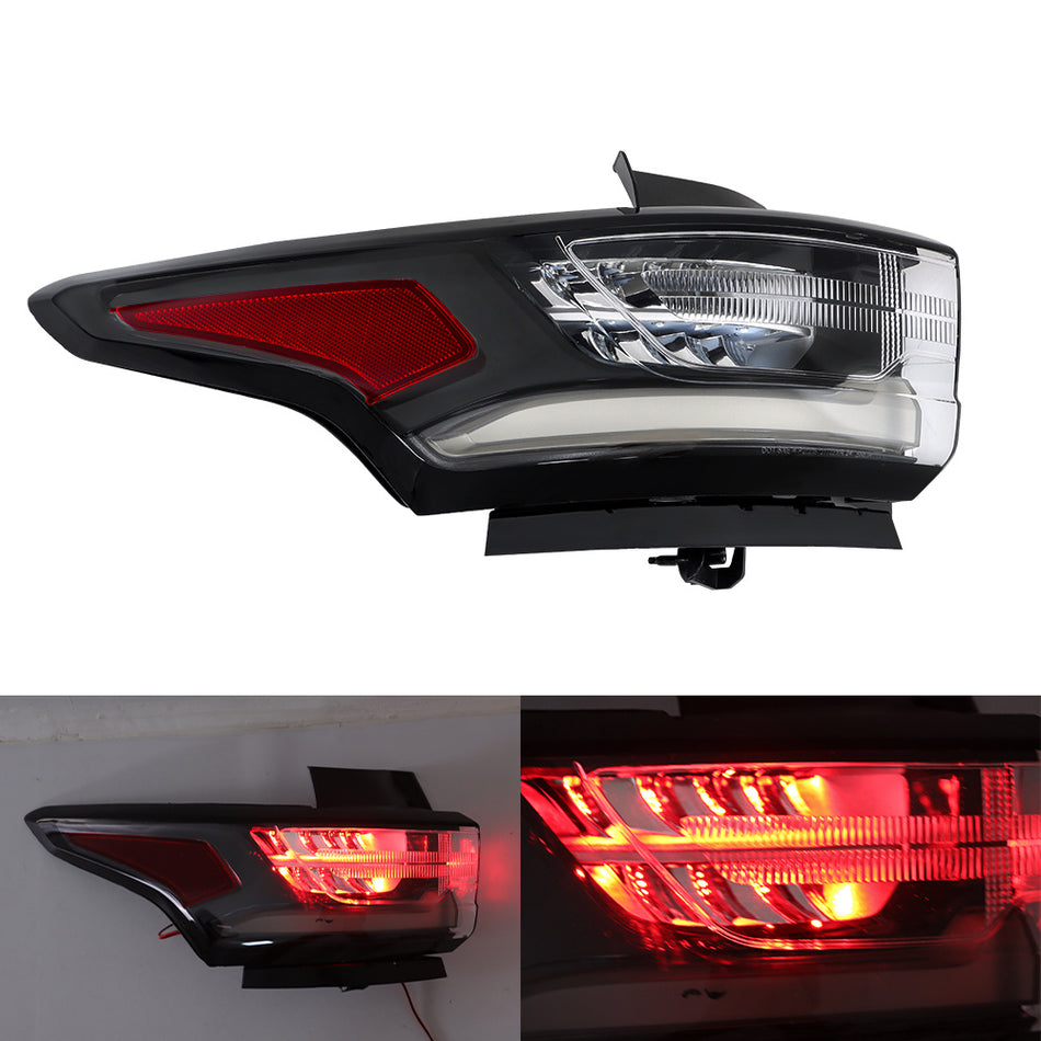 Labwork Left Outer Tail Light For 2018-2020 Chevrolet Traverse w/Redline Pkg LED