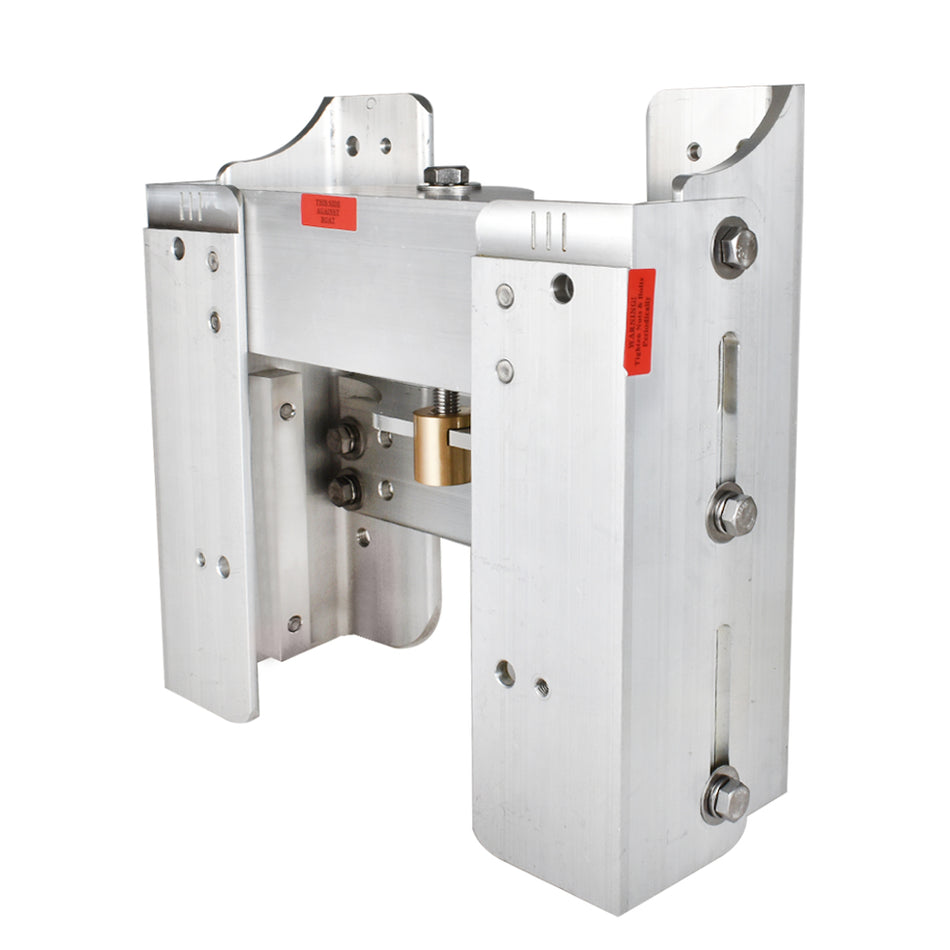 JPL4500 Adjustable 6" Outboard Boat Jack Plate High Strength polished Aluminum