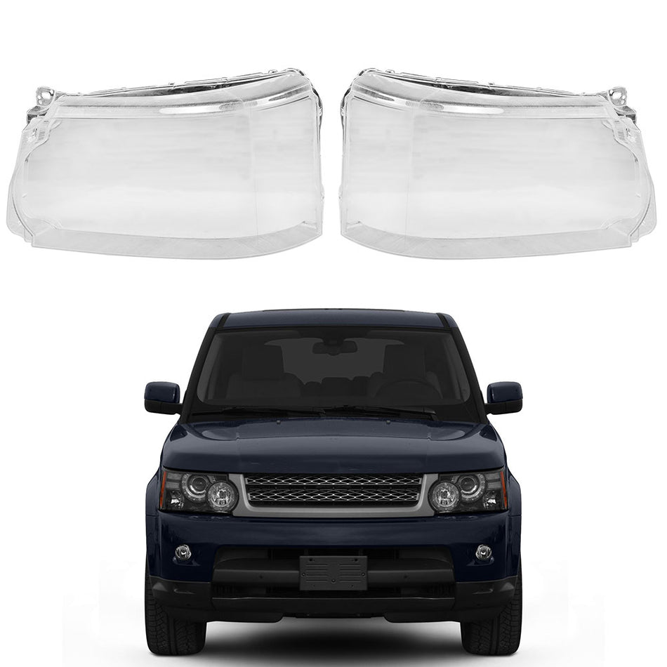 Labwork Lampshade Headlight Lens Cover For Range Rover Sport 2010-2013 LH+RH