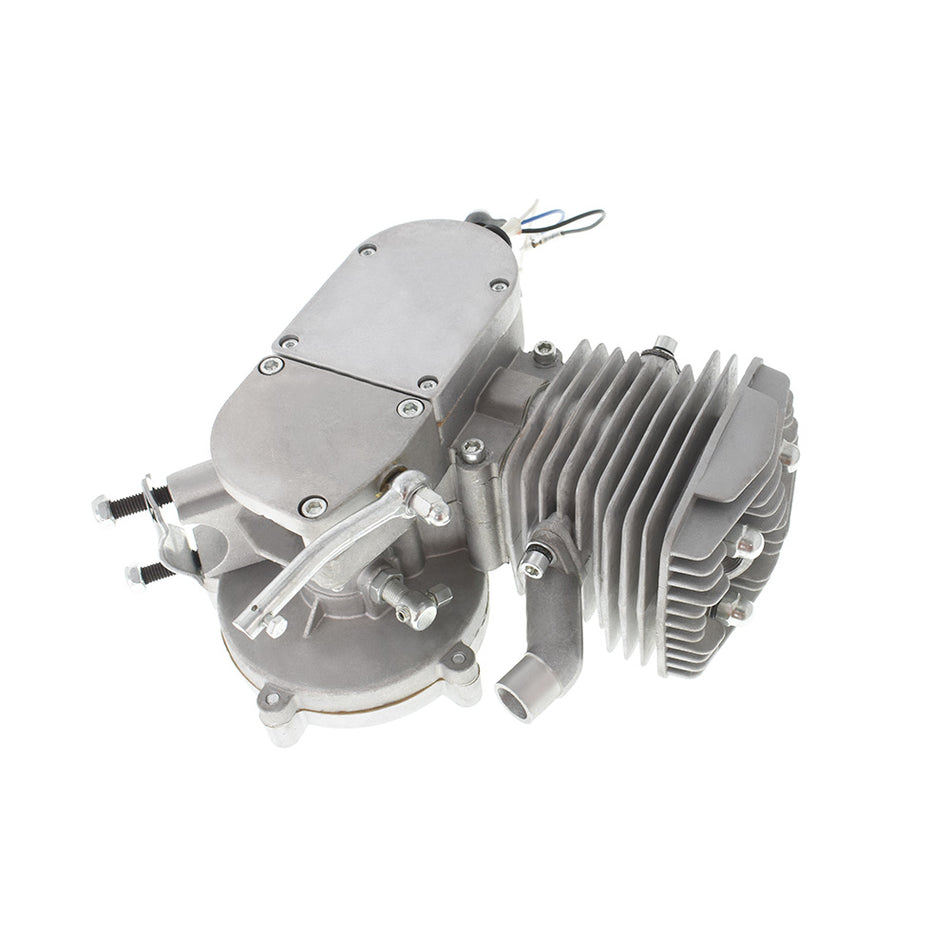 80cc2 Stroke Gas EngineMotor For Motorized Bicycle Bike Cycle Silver usa