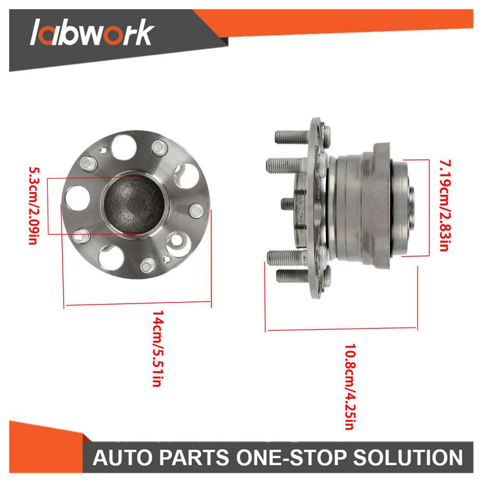Labwork Rear Wheel Hub Bearing Assembly For Honda Accord 2008-2012 42200-TA0-A51