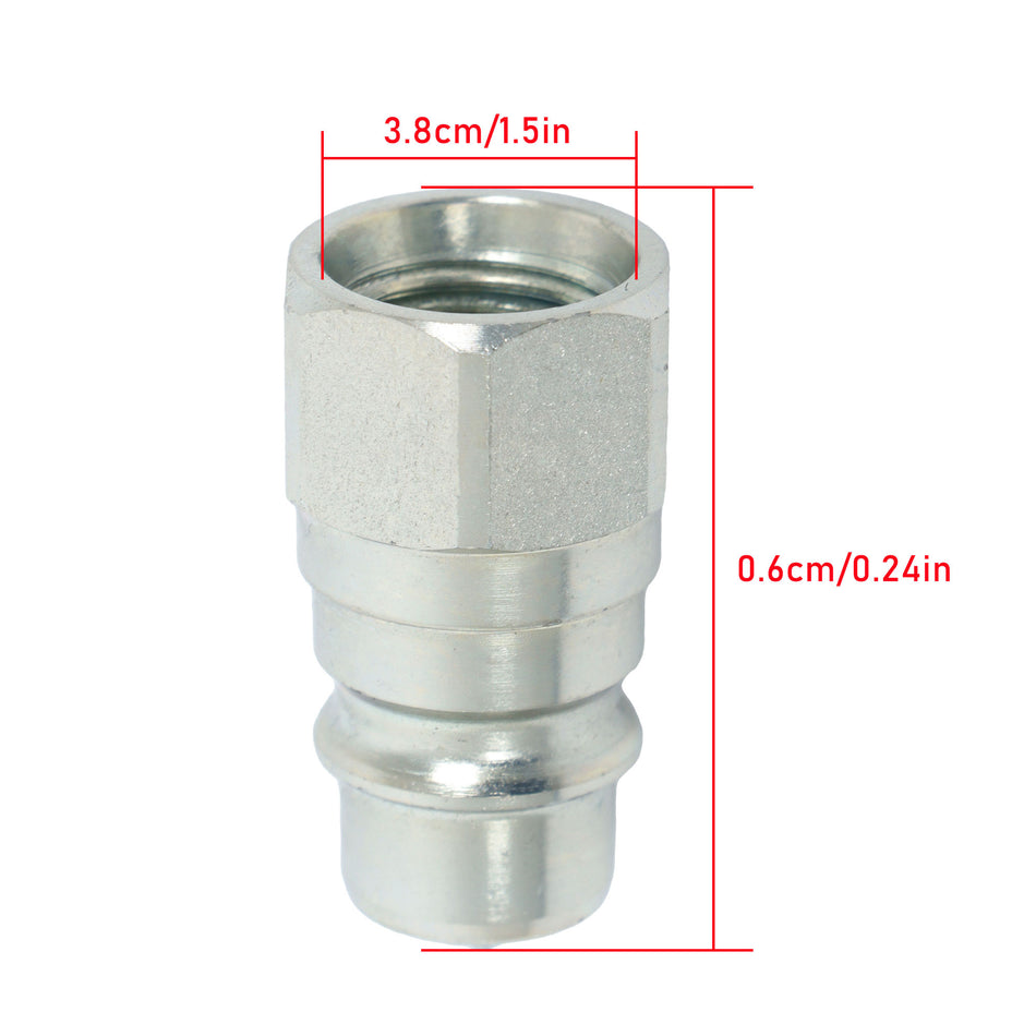 Hydraulic Quick Coupler 4× AW32184 For John Deere 1025R 2038R Tractor Attachment