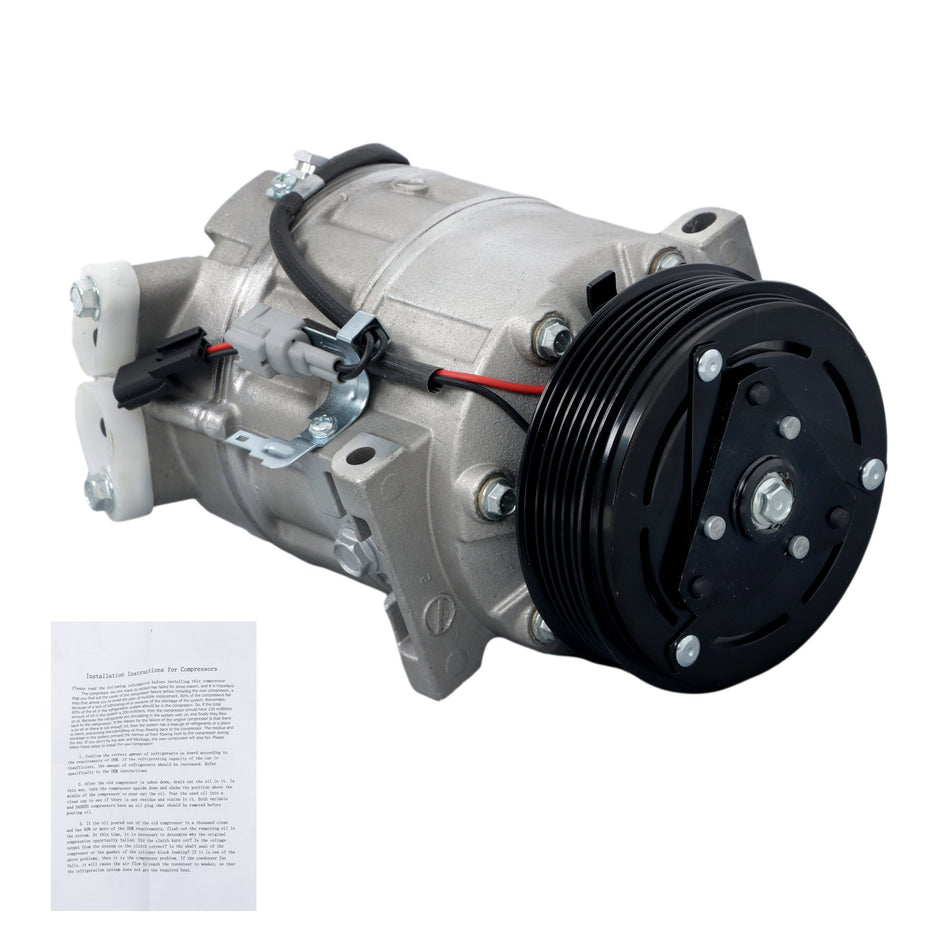 Labwork AC Compressor With Clutch 2013-18 2019 For Nissan Sentra 1.8L CO29072C